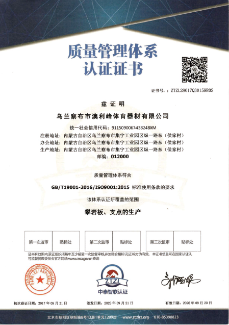 ISO 9001 质量管理体系